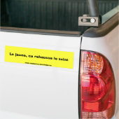 Autocollant De Voiture Jaune de salement d'autocollant de Bumber (Sur camion)