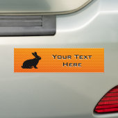Autocollant De Voiture Jaune / Lapin Orange (En voiture)