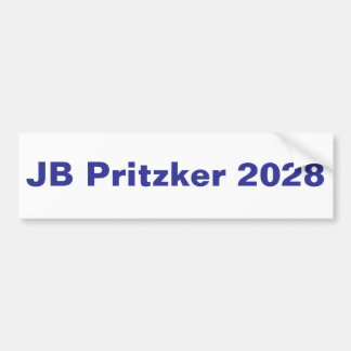 Autocollant De Voiture JB Pritzker 2028, candidat à la présidence