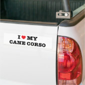Autocollant De Voiture J'Coeur Mon Sticker Corso De Canne (Sur camion)