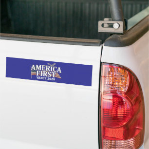 Autocollant De Voiture JD Vance 2028 L'Amérique d'abord conservatrice