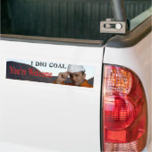 Autocollant De Voiture Je creuse le charbon (Sur camion)