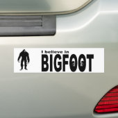Autocollant De Voiture Je crois en BIGFOOT (En voiture)