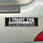 Autocollant De Voiture Je fais confiance à l'adhésif pour pare-chocs de (En voiture)