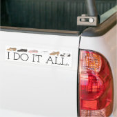 Autocollant De Voiture Je fais tout Danse Chaussures maman enseignant Sti (Sur camion)