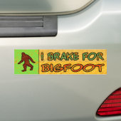 Autocollant De Voiture Je freine pour Bigfoot (En voiture)