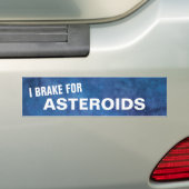 Autocollant De Voiture Je freine pour des asteroïdes (En voiture)