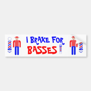 Autocollant De Voiture Je freine pour des basses !