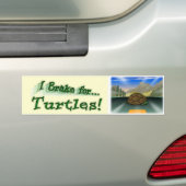 Autocollant De Voiture Je freine pour des tortues ! (En voiture)