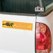 Autocollant De Voiture Je freine pour les marmottes (Sur camion)