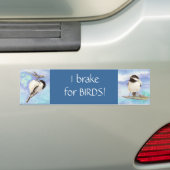 Autocollant De Voiture Je freine pour les oiseaux - Oiseaux (En voiture)