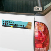 Autocollant De Voiture Je freine pour Roadcuts (Sur camion)