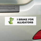 Autocollant De Voiture Je Freins Pour Alligators (En voiture)