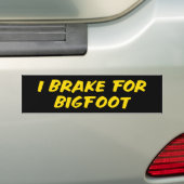 Autocollant De Voiture Je Freins Pour Bigfoot Bumper Sticker (En voiture)