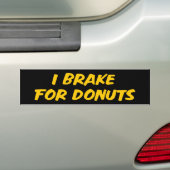 Autocollant De Voiture Je Freins Pour Bumper Sticker De Donuts (En voiture)