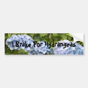Autocollant De Voiture Je Freins Pour Les Hydrangeas