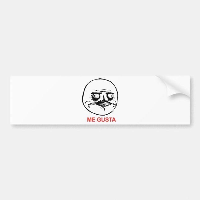 Autocollant De Voiture Je Gusta (Devant)
