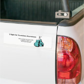 Autocollant De Voiture Je lutte pour la conscience de Tourettes (Sur camion)