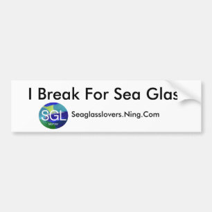 Autocollant De Voiture Je me casse pour le verre de mer, Seaglasslover…