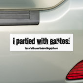 Autocollant De Voiture Je partied avec Santos ! (En voiture)