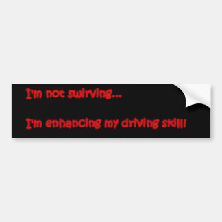Autocollant De Voiture Je pas swirving…