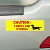 Autocollant De Voiture Je Passe Pour Les Weiners (En voiture)