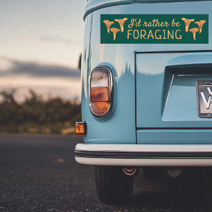 Autocollant De Voiture Je Préférerais Chanterelle Champignons Champignons