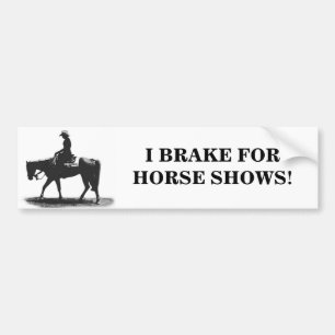 Autocollant De Voiture JE PRIE POUR DES SPECTACLES DE CHEVAUX ! Auto-coll