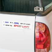 Autocollant De Voiture Je sais la limitation de vitesse (On Truck)