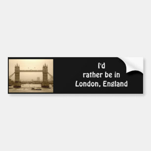 Autocollant De Voiture Je serais plutôt bumpersticker à Londres,