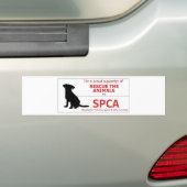 Autocollant De Voiture "Je soutiens le SPCA… " (En voiture)