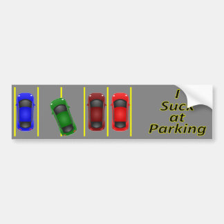 Autocollant De Voiture Je suce au stationnement