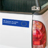 Autocollant De Voiture "Je suis adhésif pour pare-chocs d'UE désolée" en (Sur camion)