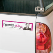 Autocollant De Voiture Je suis avec Hillary - Hillary Clinton pour le (Sur camion)