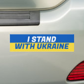 Autocollant De Voiture Je Suis Avec L'Ukraine (En voiture)