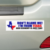 Autocollant De Voiture Je suis du Texas (En voiture)