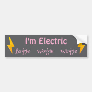 Autocollant De Voiture Je suis électrique