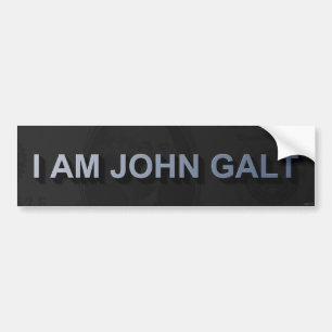 Autocollant De Voiture Je Suis John Galt