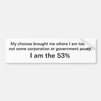 Autocollant De Voiture Je suis le 53%