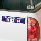 Autocollant De Voiture Je suis Ridin' With Biden 2024 (Sur camion)