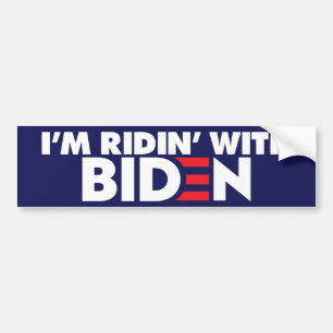 Autocollant De Voiture Je suis Ridin' With Biden 2024