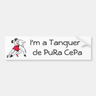 Autocollant De Voiture Je suis Tanguero de Pura Cefa