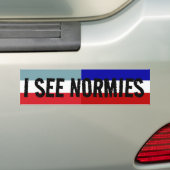 Autocollant De Voiture Je vois Normies (En voiture)