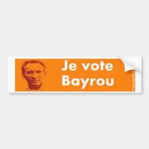 Autocollant De Voiture Je vote Bayrou