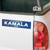 Autocollant De Voiture Je vote pour Kamala 2028 LGBTQ (Sur camion)