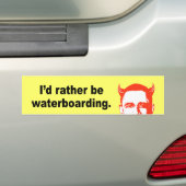Autocollant De Voiture Je waterboarding plutôt (En voiture)