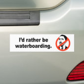 Autocollant De Voiture Je waterboarding plutôt (En voiture)