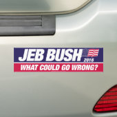 Autocollant De Voiture Jeb Bush 2016 (En voiture)