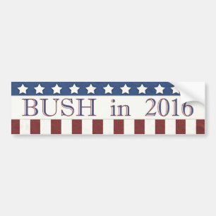 Autocollant De Voiture Jeb Bush 2016 Étoiles et rayures