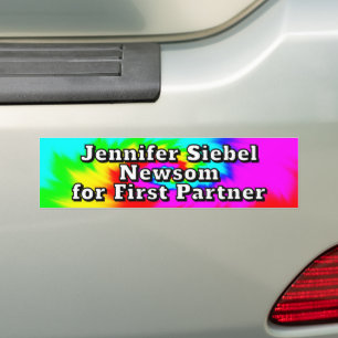 Autocollant De Voiture Jennifer Seibel Newsom comme première partenaire